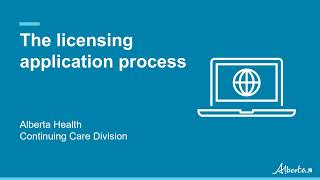 The Licensing Application Process