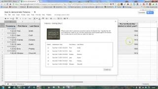 Using the Flubaroo script in Google Forms