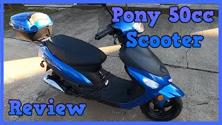 Pony 50cc Scooter - Review \u0026 First Ride