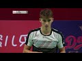 danisa denmark open 2020 day 1 lakshya sen ind 7 vs christo popov fra