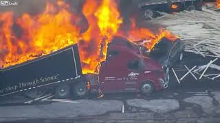 Trucker faces homicide charges in 28 vehicle crash that claimed multiple lives