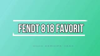 Fendt 818 Favorit