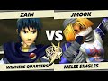 GOML X - Zain (Marth) Vs. Jmook (Sheik) Smash Melee - SSBM