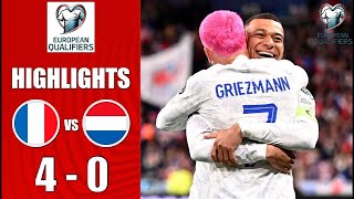 France vs Netherlands 4-0 Highlights & All Goals Qualification Euro 2024 (25/03/2023)