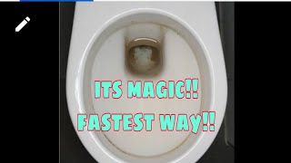 how to clean dirty toilet bowl?the fastest way!