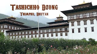 Tashichho Dzong in Thimphu, Bhutan 4K