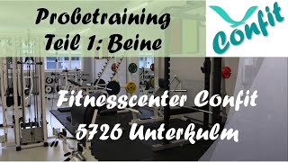 Probetraining im Confit Teil 1   die Beine