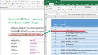 How to Find a List of Errors you Made on your QuickBooks Assignment