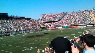 Skydive at griz game