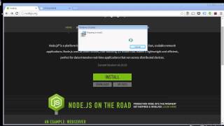 Learning Ember.js Tutorial | Installing Node.js - Windows