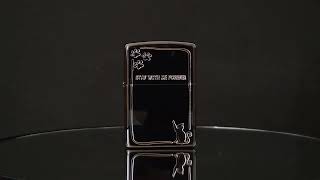 【ZIPPO Stay with me Forever】ブラックニッケル【喫煙具のハヤミ】