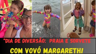 VIRGINIA FONSECA – DIA DE DIVERSÃO: PRAIA E SORVETE COM VOVÓ MARGARETH!