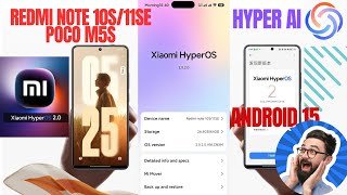 FINALLY stable HyperOS 2.0 IS Here for Redmi note 10S and 11SE!