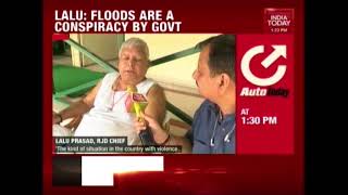 'Floods Are Government Conspiracy', Says Lalu Prasad Yadav