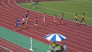 20230902140215U16・U18宮崎県陸上競技大会3男100ｍ予選4組