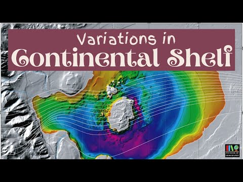 Where is the continental shelf the narrowest?