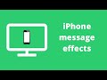 iPhone Hacks | Send Cool Effects In Messages #shorts