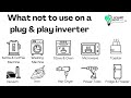 what is a plug u0026 play inverter with batteries