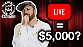 How To Make $5,000 Per Hour Live Streaming (On YouTube)