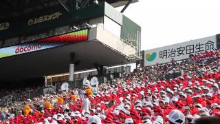 智辯和歌山 応援団 2015夏 第97回全国高校野球選手権大会 vs 津商 - アフリカンシンフォニー ロングver.（智弁和歌山）