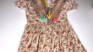 See what I did with this floral dress / Sewing tips and tricks to repair the dress