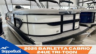 2025 Barletta Cabrio 24UE Tri-Toon Boat Tour SkipperBud's