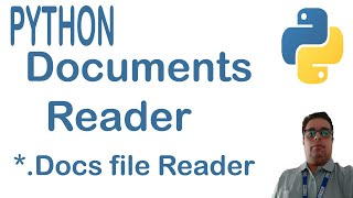 Python Document reader || Read Word File Using Python || Display Word File content using Python