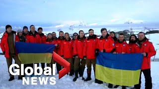 Ukrainian scientists watch Russian invasion unfold from Antarctica