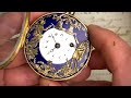 antique quarter repeating jacquemart automaton verge fusee pocket watch