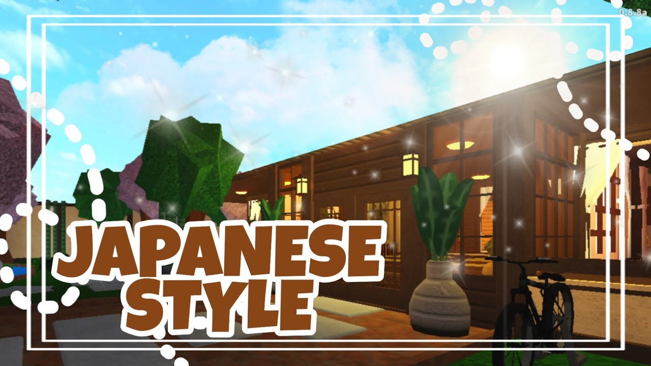 My Japanese House Tour Bloxburg Roblox Youtube