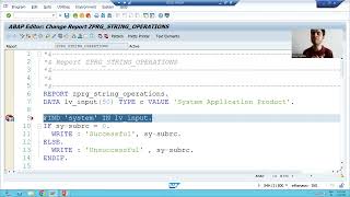 25 - ABAP Programming - String Operations - FIND