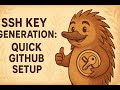 MacOS SSH Key Generation: Quick GitHub Setup