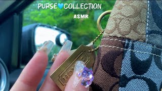 ASMR Purse Collection 🩵👜 Tapping and Scratching