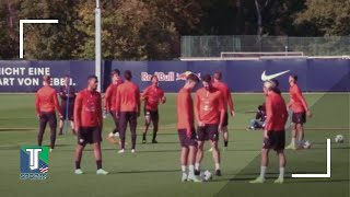 WATCH: RB Leipzig gets READY to HOST Celtic in the UCL