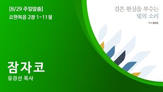 잠자코_ 요한복음 2장 1-11절_ 좋은샘교회 8월 29일 말씀