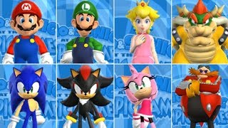 Mario and Sonic at the Olympic Games - All Characters