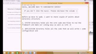 Creating First Controller in Codeigniter 3 - Tutorial 2