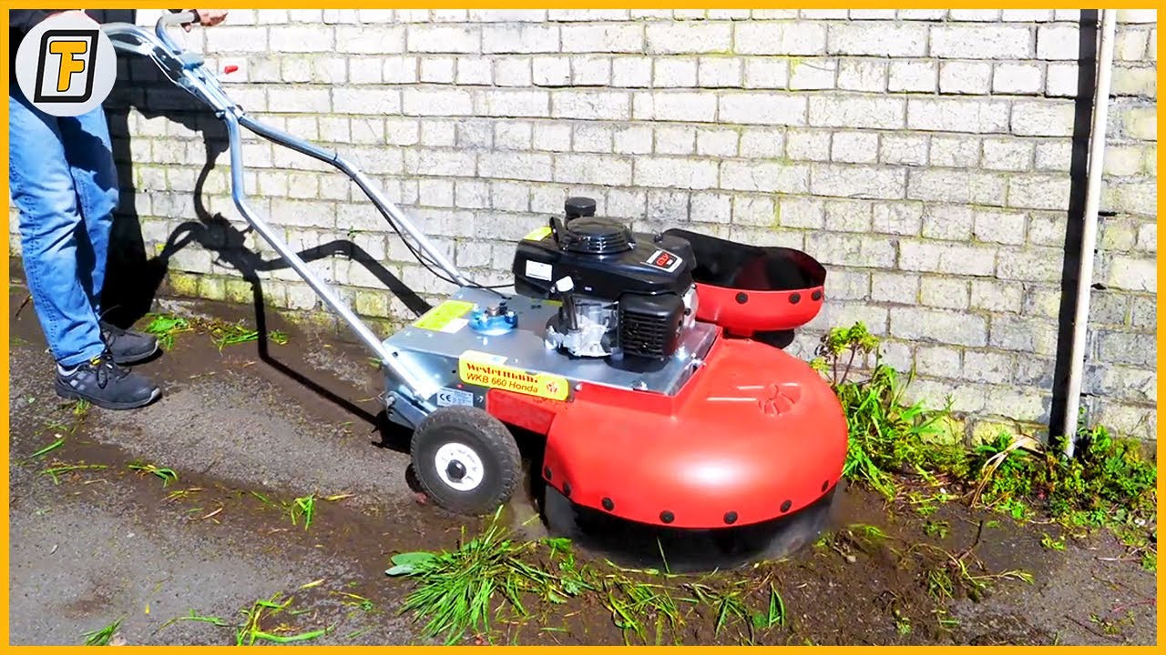 ⚡ It EFFORTLESSLY RIPS OUT All Sorts Of Weed! - Satisfying Driveway Cleaning Street Sweeper Machines