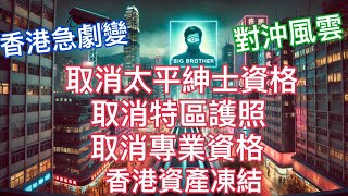 【對沖風雲】香港急劇變 如何應對白色恐怖 被取消特區護照 被取消專業資格 被取消太平紳士資格 資產被凍結 （錢志健 x Joy Luk)