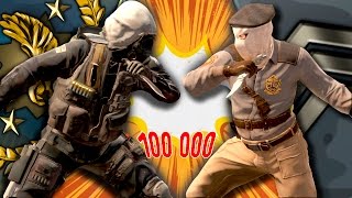 БЕРКУТЫ И СИЛЬВЕРЫ! ВИДЕО НА 100к CS:GO МОНТАЖ