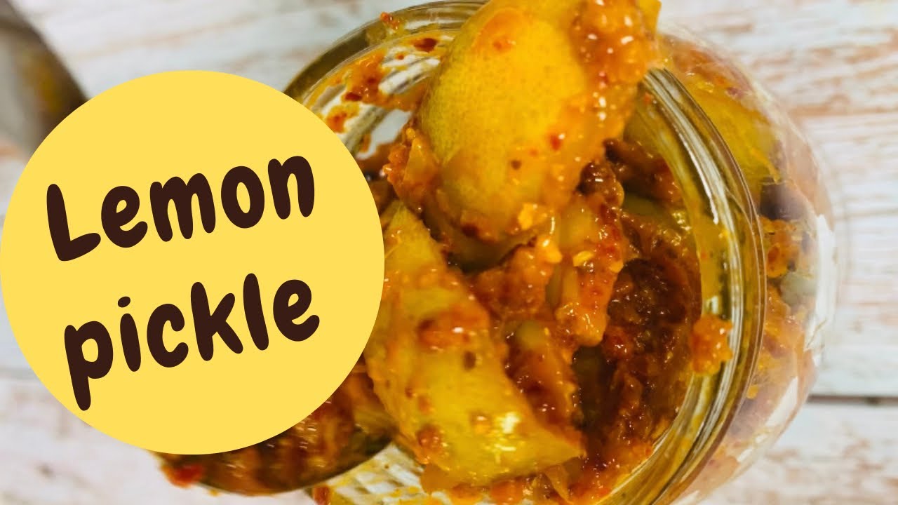 Quick & Easy Lemon Pickle | Nimbu Ka Achar | Lime Pickle Recipe ...