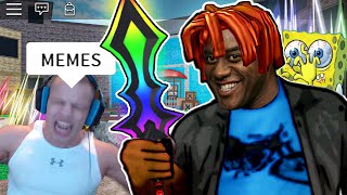 ROBLOX Murder Mystery 2 NOOBS Funny Moments (MEMES)