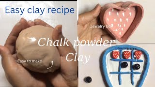 How to make Clay | chalk powder Clay | @Clay_Artistic