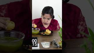 40 SECOND 5 Panipuri Eating Challenge | 1000 RS PANIPURI CHALLENGE 🤑#shorts #ytshorts #ashortaday