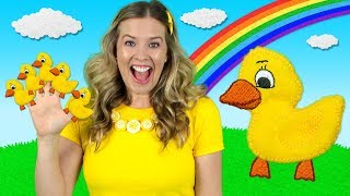 Five Little Ducks | Kids Songs & Nursery Rhymes | Learn to Count the Little Ducks