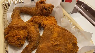 【KFC】レッドホットチキンセットを食べるだけの動画