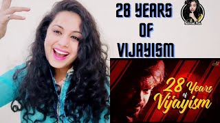 28 Years Of VIJAYism Mashup | Thalapathy Vijay | A2 Studio | Reaction | Nakhrewali Mona