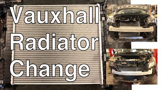 Vauxhall meriva radiator replacement. Step-by-step Guide - How to change.