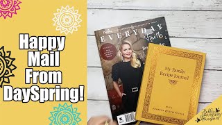 Happy Mail From DaySpring | Review of the My Family Recipe Journal By Aarti Sequeira