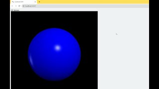 Create a 3D sphere using the vpython module in Python